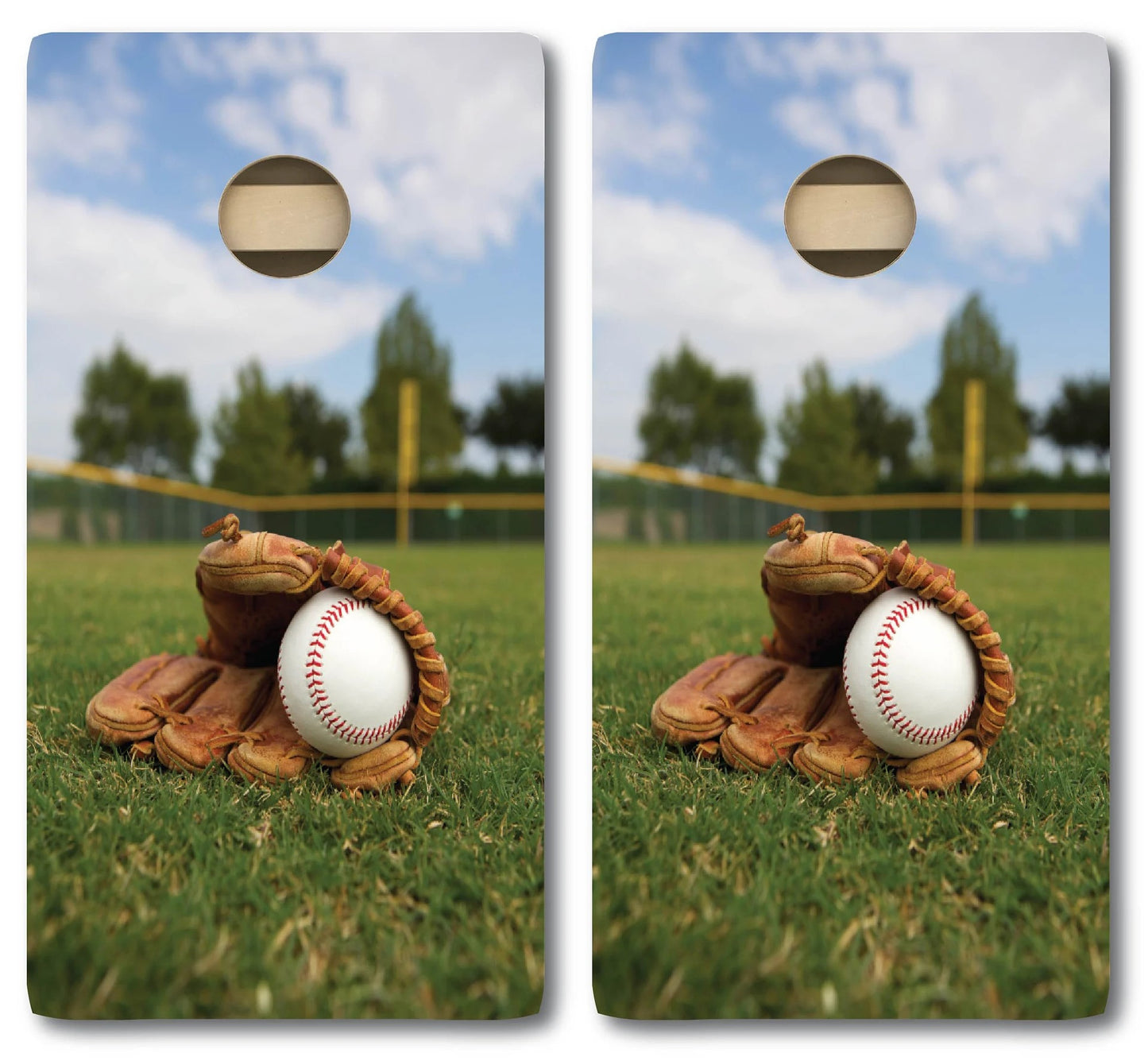 Baseball and Glove Cornhole Board Set- FREE Shipping!