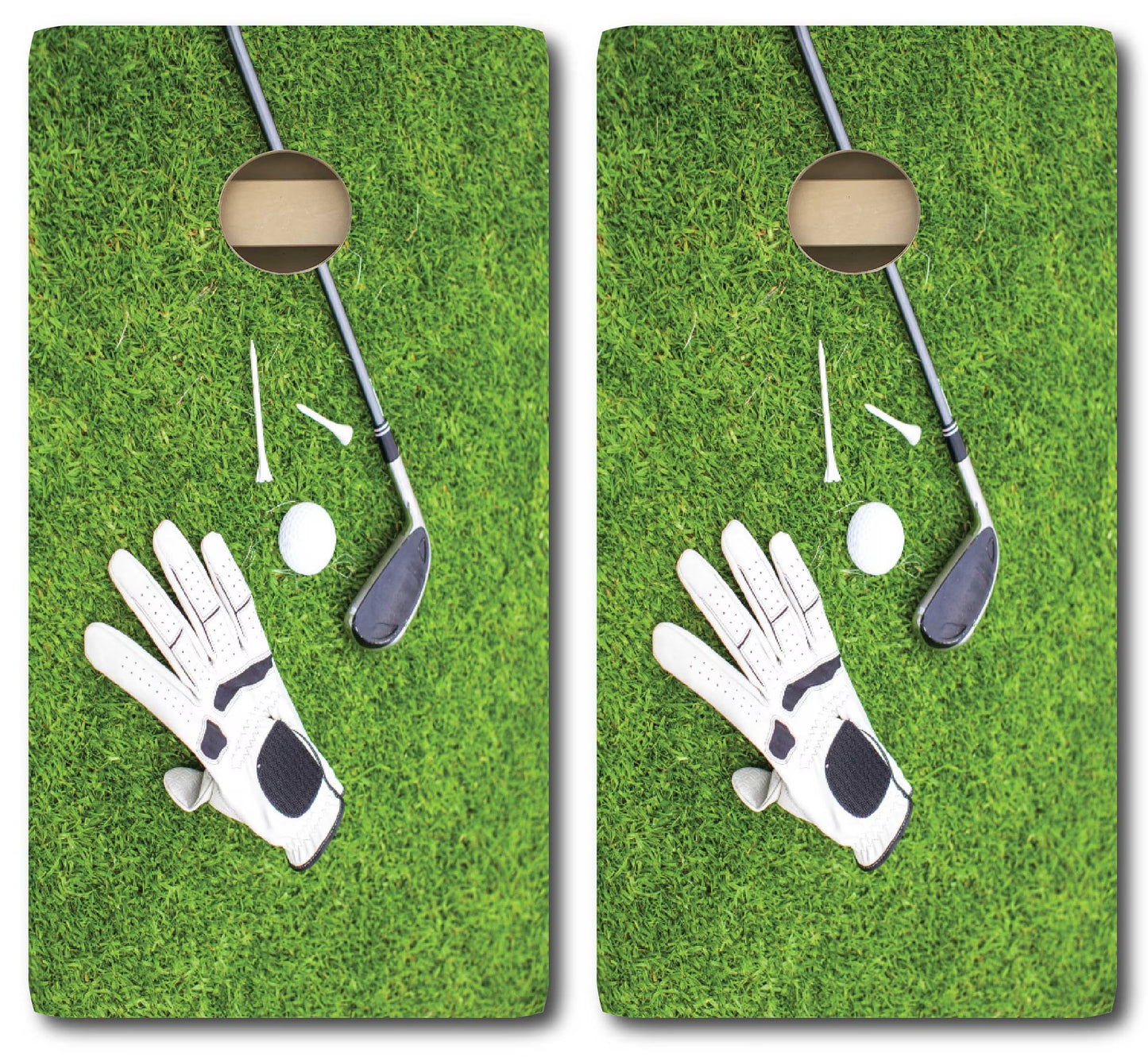 Golf 1 Cornhole Board Set- FREE Shipping!