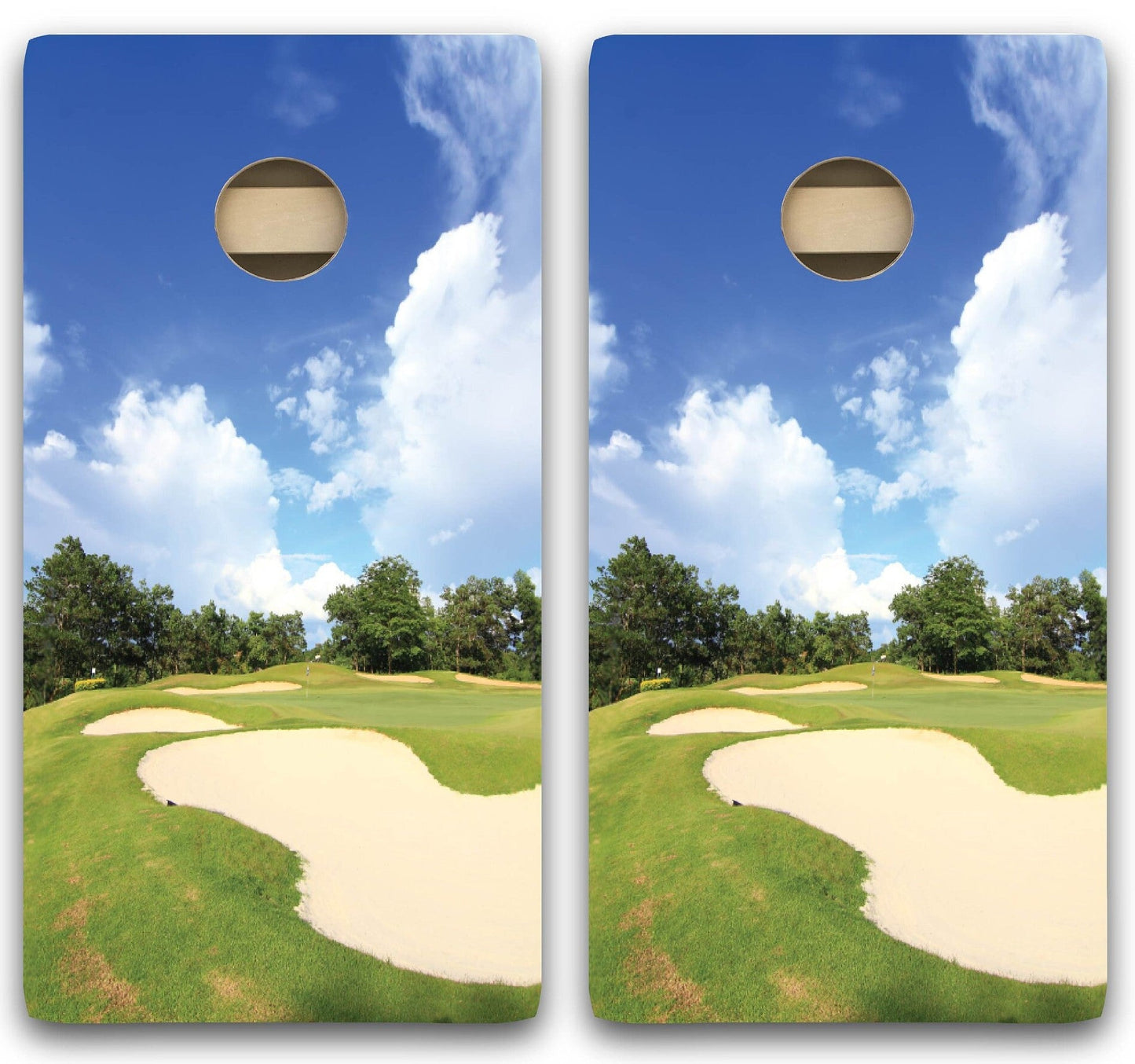 Golf 2 Cornhole Board Set- FREE Shipping!