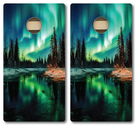 Northern Lights Cornhole Board Set- FREE Shipping!