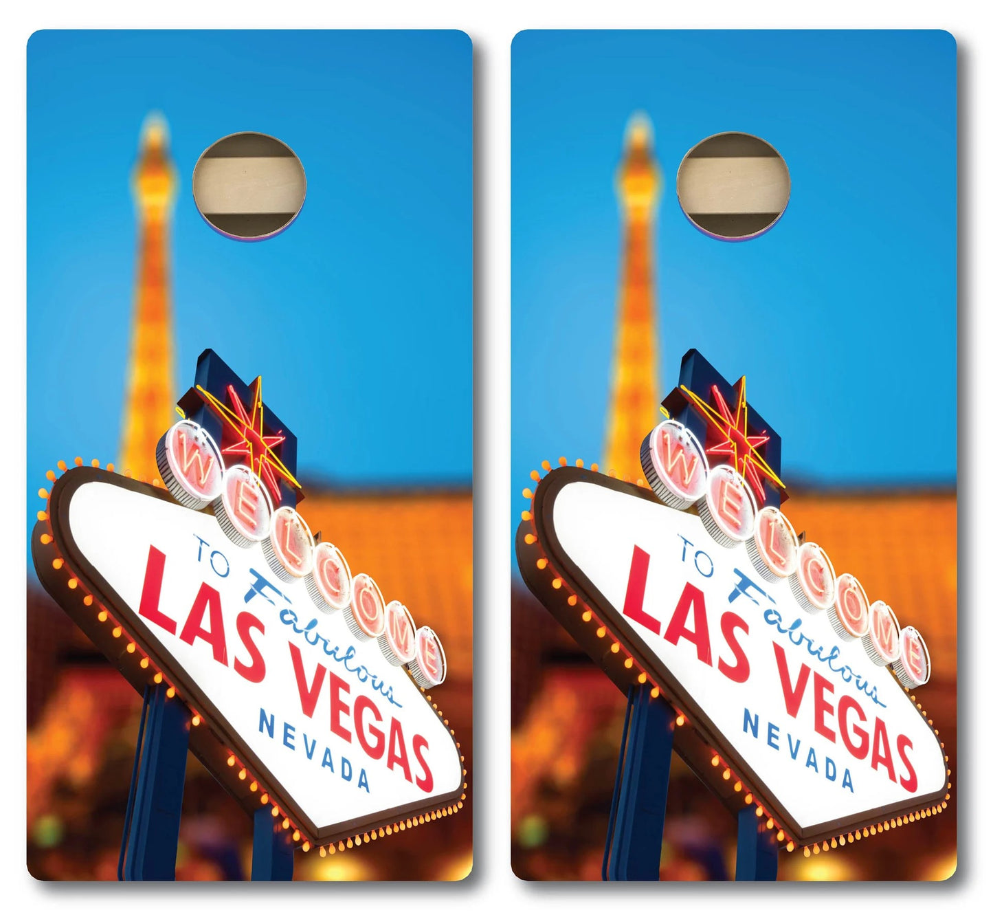 Welcome Las Vegas Cornhole Board Set- FREE Shipping!